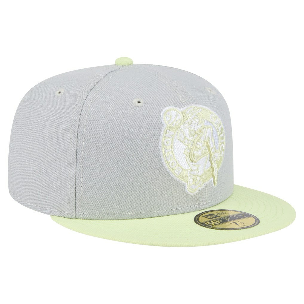 Boston Celtics Color Pack 2-Tone 59FIFTY Fitted Hat - Gray/Green | New Era discount
