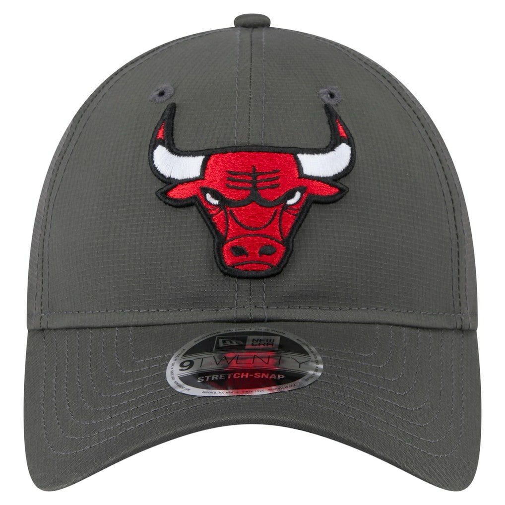 Chicago Bulls Active Ripstop 9TWENTY Adjustable Hat - Charcoal | New Era discount