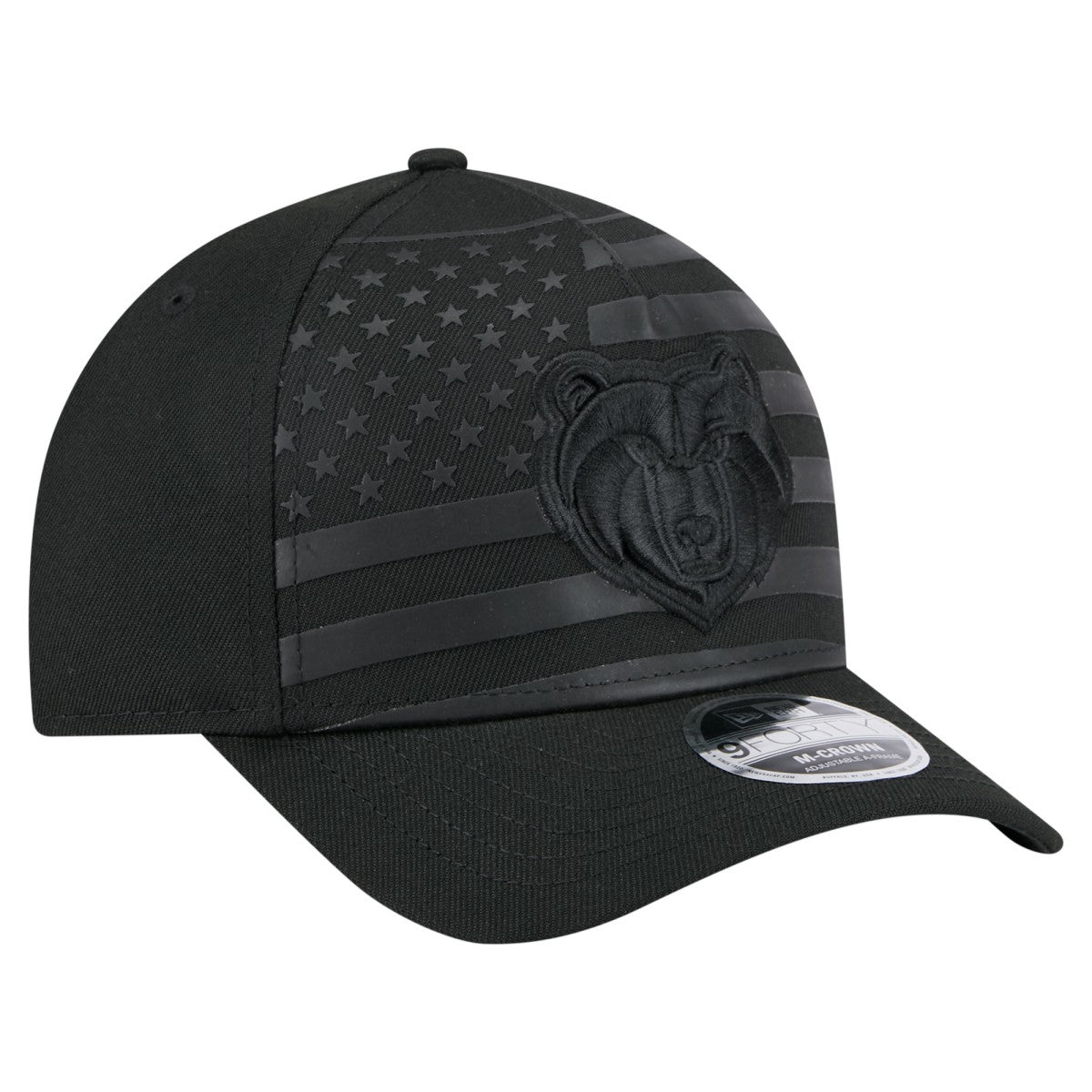 Memphis Grizzlies Game Day Flag A-Frame 9FORTY Adjustable Hat - Black | New Era discount