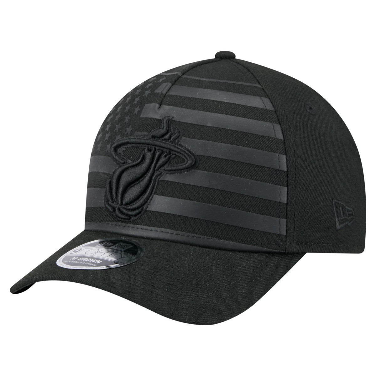 Miami Heat Game Day Flag A-Frame 9FORTY Adjustable Hat - Black | New Era discount