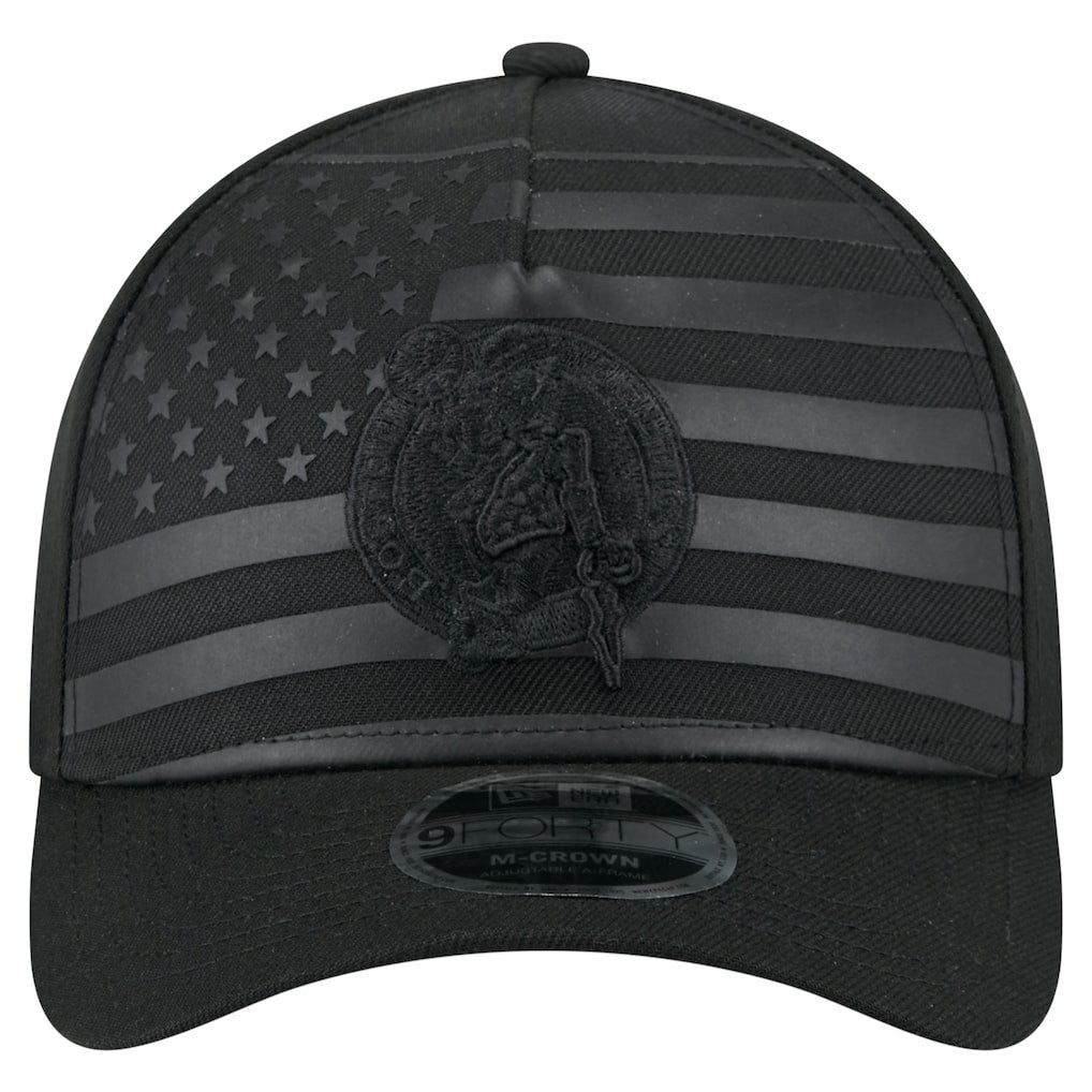Boston Celtics Game Day Flag A-Frame 9FORTY Adjustable Hat - Black | New Era outlet