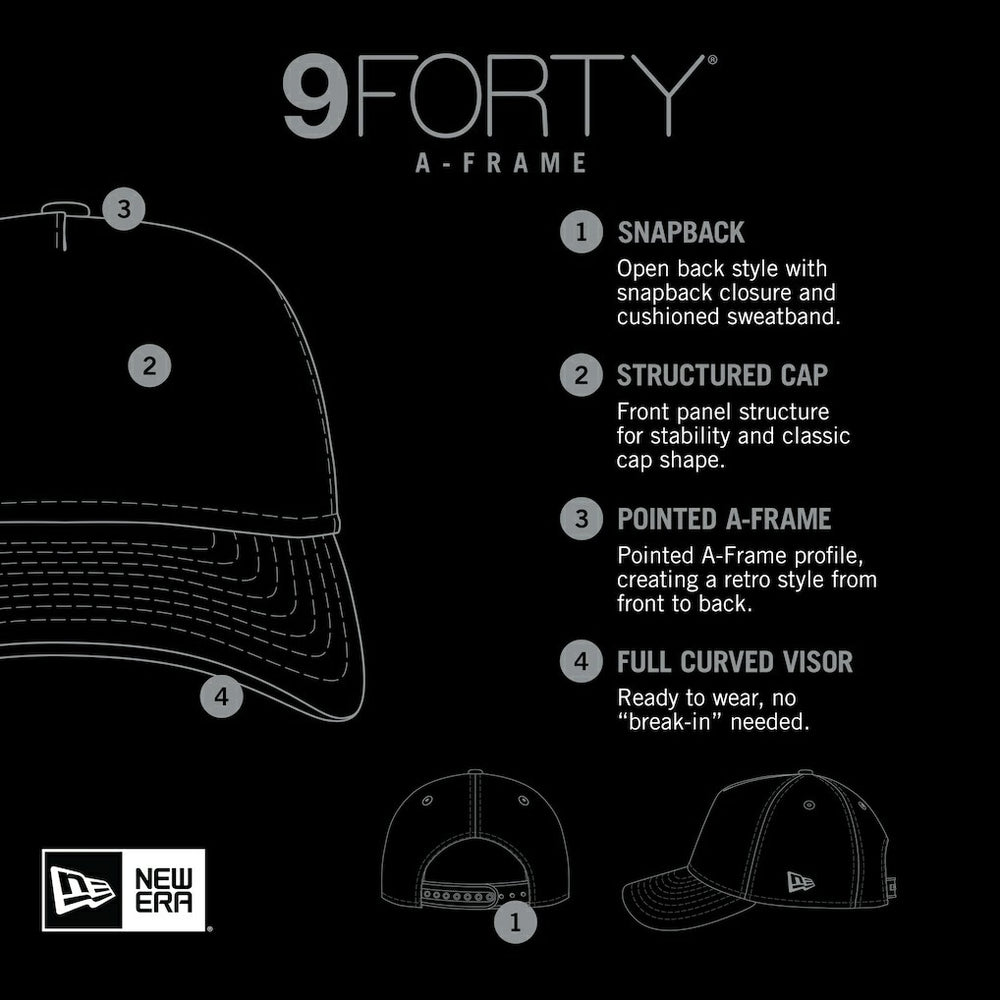 Chicago Bulls Game Day Flag A-Frame 9FORTY Adjustable Hat - Black | New Era on sale