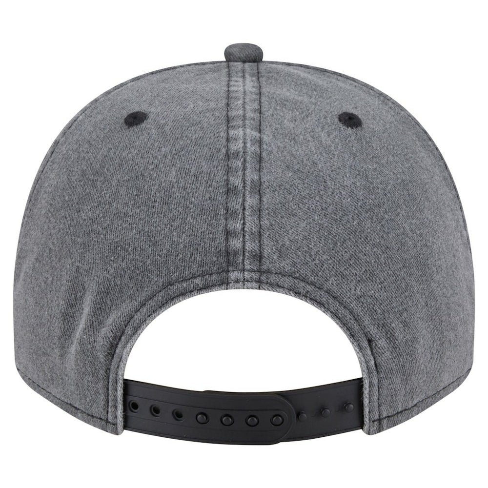 Philadelphia 76ers Throwback Washed Pre-Curved 9FIFTY Snapback Hat - Charcoal | New Era cheap