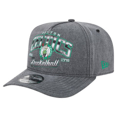 Boston Celtics Throwback Washed Pre-Curved 9FIFTY Snapback Hat - Charcoal | New Era shop