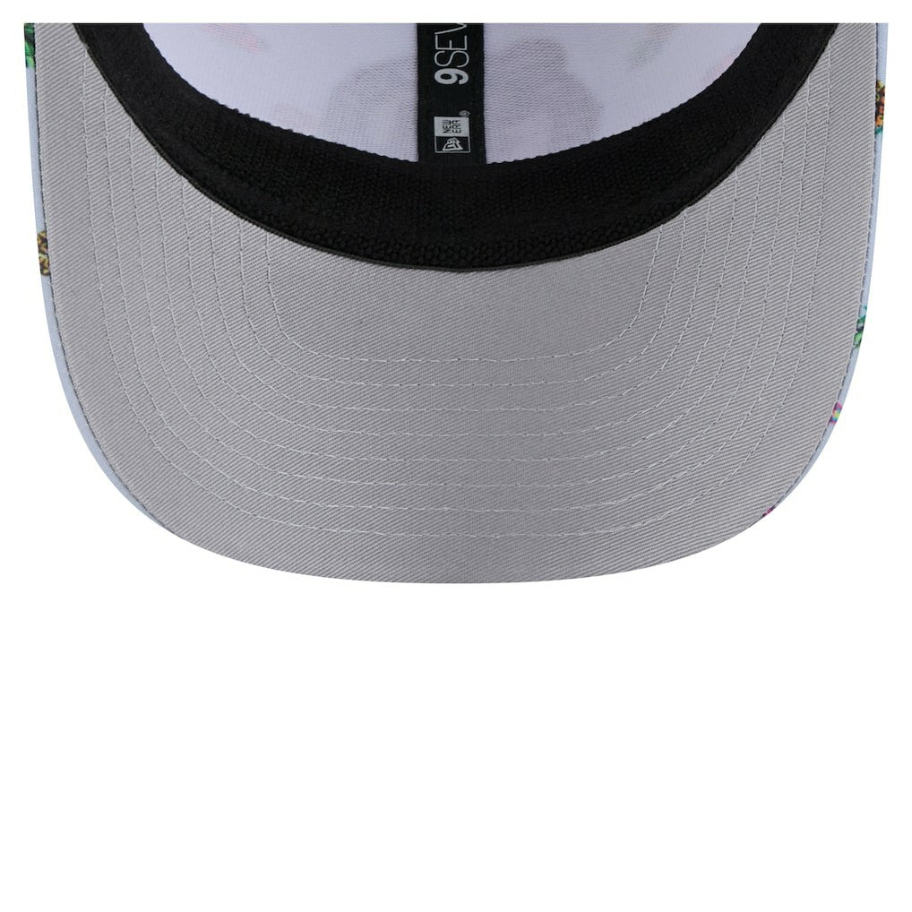 Boston Celtics Adventure Aloha Pattern 9SEVENTY Stretch-Snap Hat - Light Blue/Gray | New Era shop