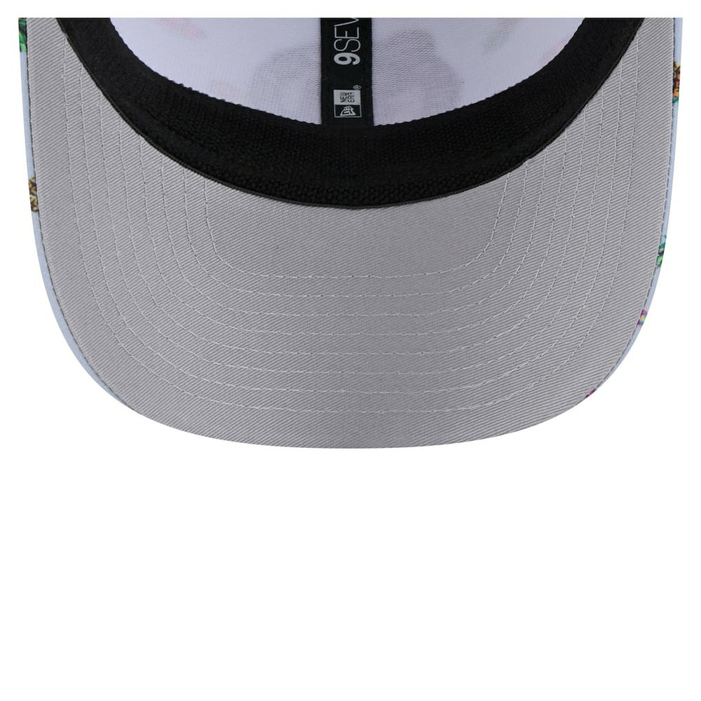 Boston Celtics Adventure Aloha Pattern 9SEVENTY Stretch-Snap Hat - Light Blue/Gray | New Era shop