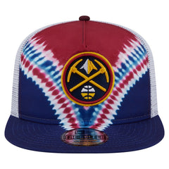 Denver Nuggets Throwback Dye Golfer Snapback Hat sale - Navy/Red | New Era shop