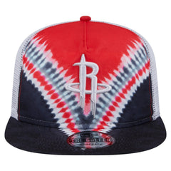 Houston Rockets Throwback Dye Golfer Snapback Hat sale - Black/Red | New Era cheap