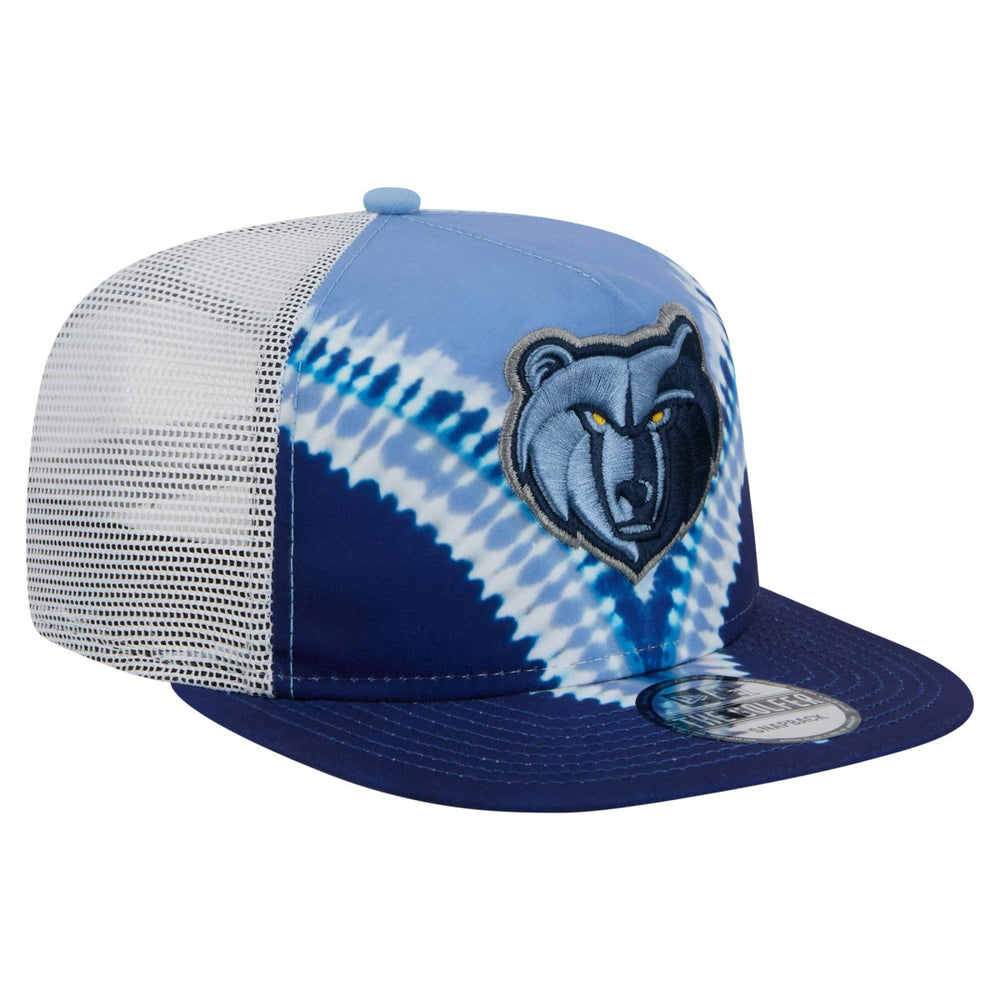 Memphis Grizzlies Throwback Dye Golfer Snapback Hat - Navy/Light Blue | New Era shop