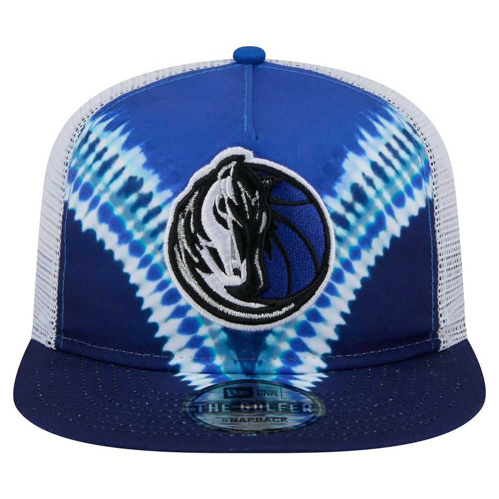 Dallas Mavericks Throwback Dye Golfer Snapback Hat sale - Navy/Blue | New Era cheap