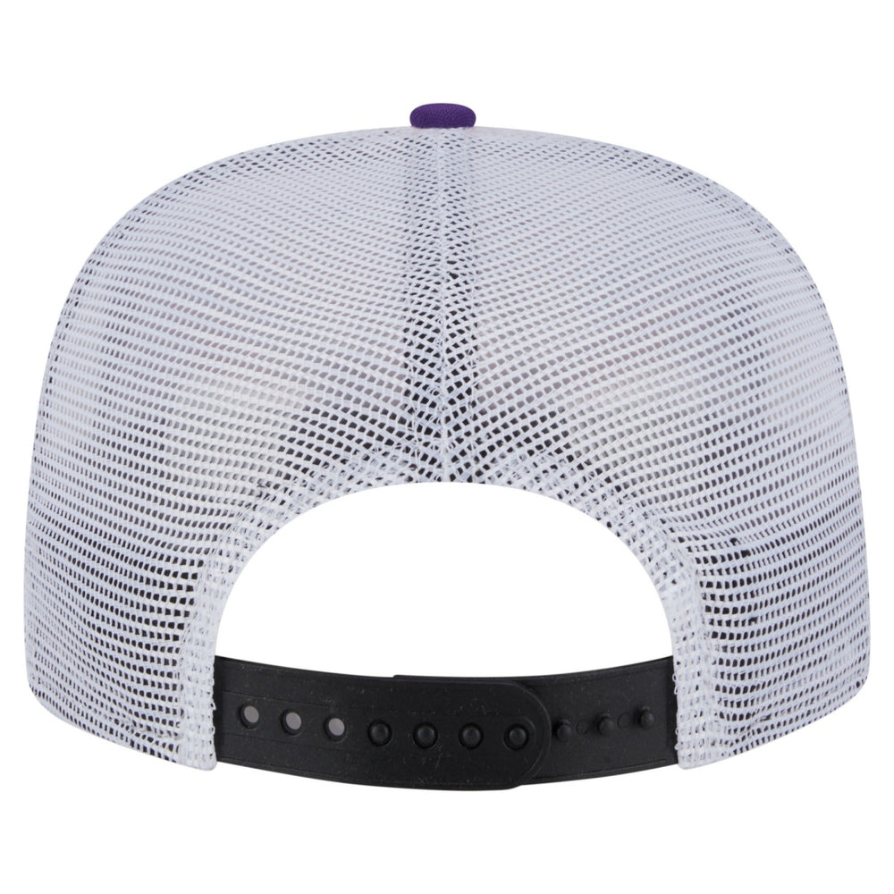 Sacramento Kings Throwback Dye Golfer Snapback Hat - Black/Purple | New Era on sale