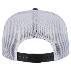Sacramento Kings Throwback Dye Golfer Snapback Hat - Black/Purple | New Era on sale
