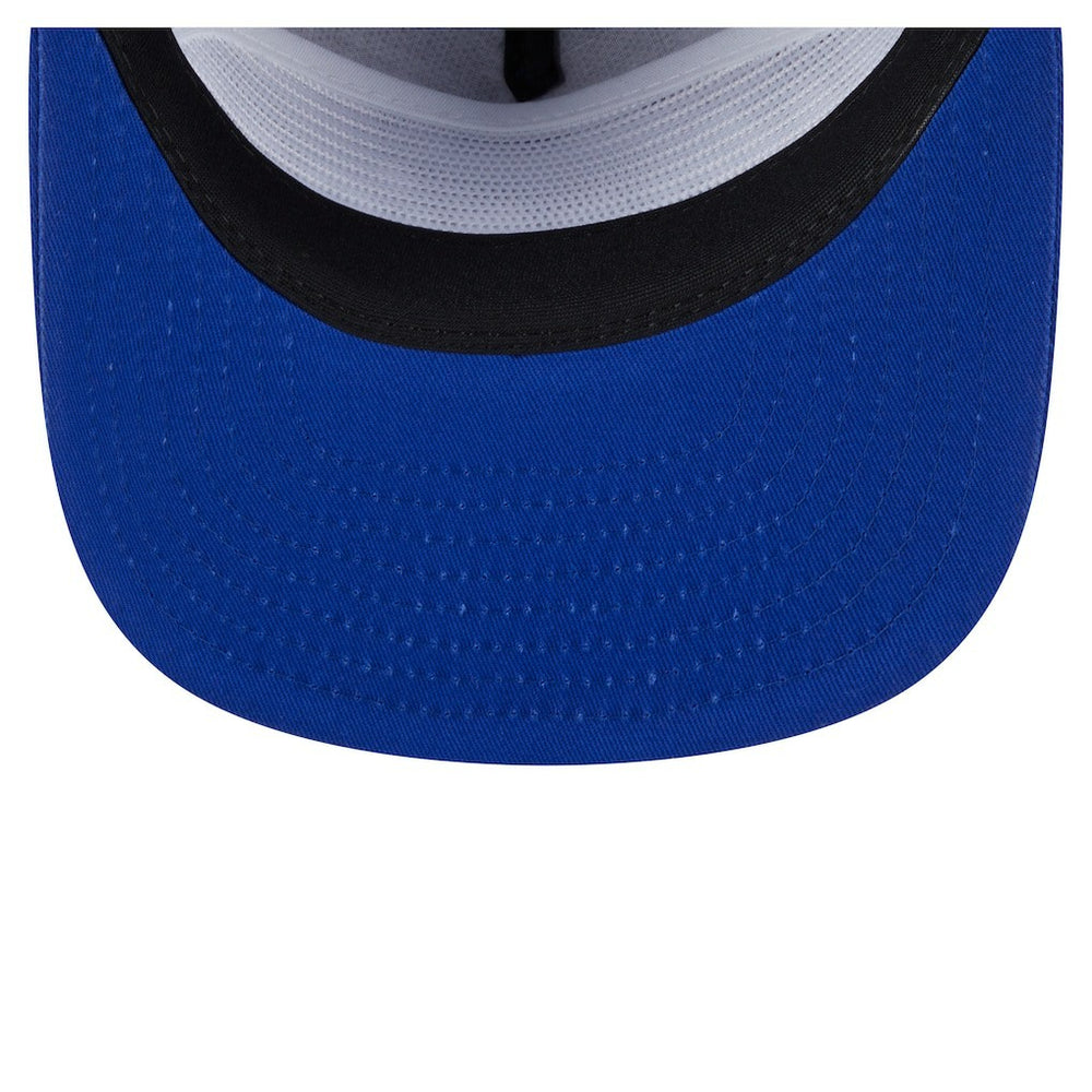 Golden State Warriors Team Text Golfer Snapback Hat sale - Royal | New Era shop