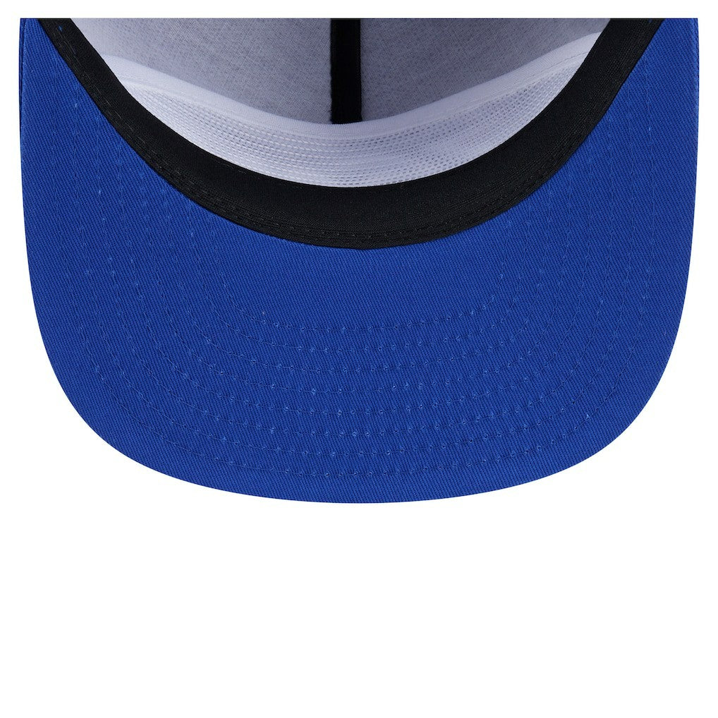 Philadelphia 76ers Team Text Golfer Snapback Hat - Royal | New Era online