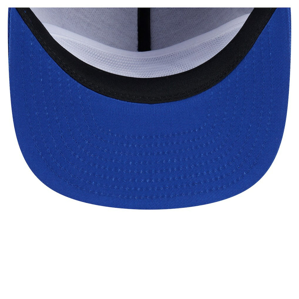 Philadelphia 76ers Team Text Golfer Snapback Hat - Royal | New Era online