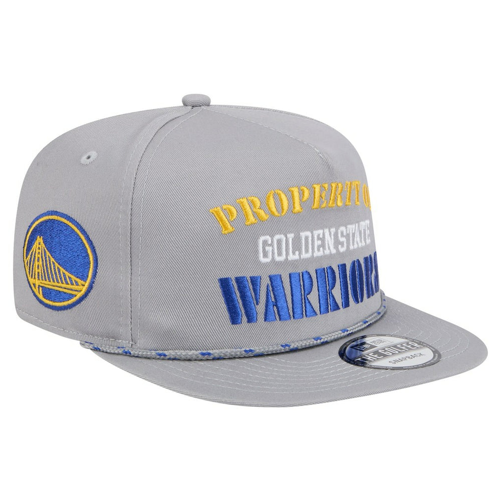Golden State Warriors Throwback Property Of Golfer Snapback Hat sale - Gray | New Era sale