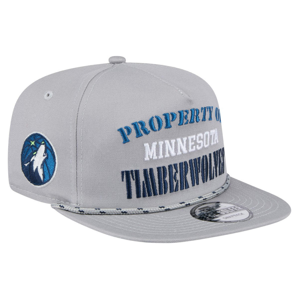 Minnesota Timberwolves Throwback Property Of Golfer Snapback Hat - Gray | New Era for sale