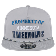 Minnesota Timberwolves Throwback Property Of Golfer Snapback Hat - Gray | New Era for sale
