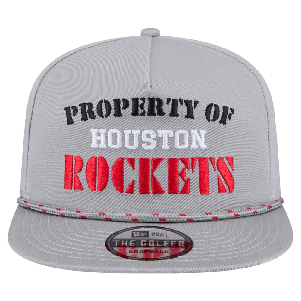 Houston Rockets Throwback Property Of Golfer Snapback Hat sale - Gray | New Era sale