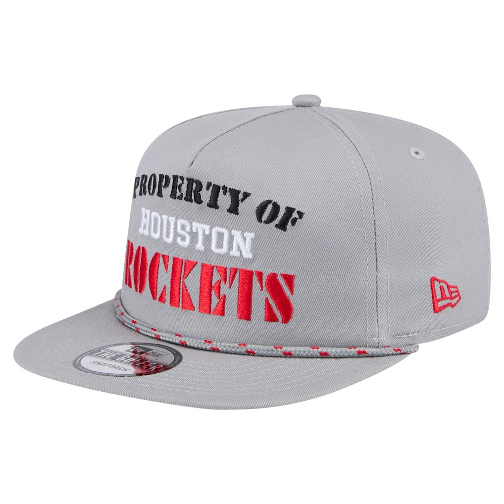Houston Rockets Throwback Property Of Golfer Snapback Hat sale - Gray | New Era sale