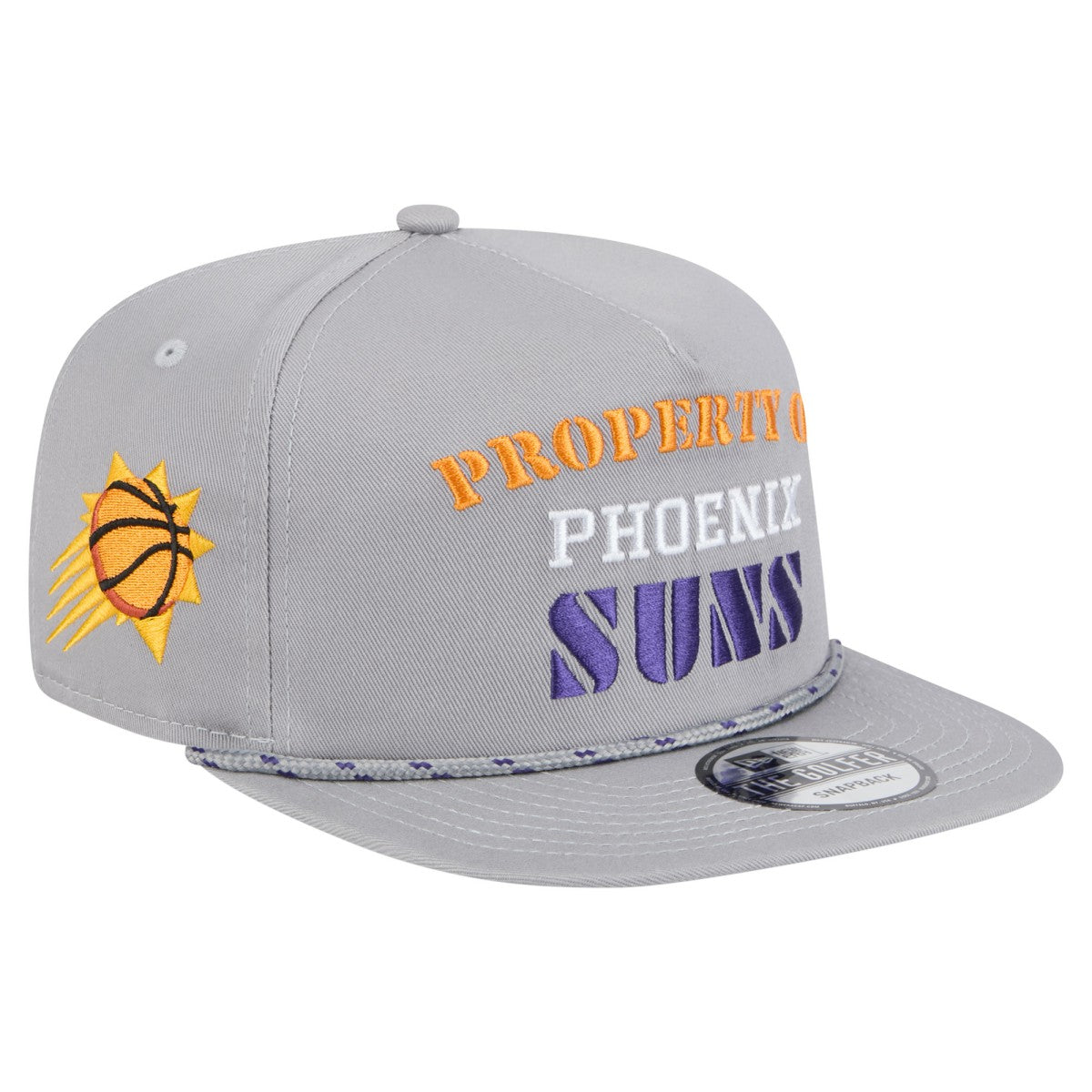 Phoenix Suns Throwback Property Of Golfer Snapback Hat - Gray | New Era discount