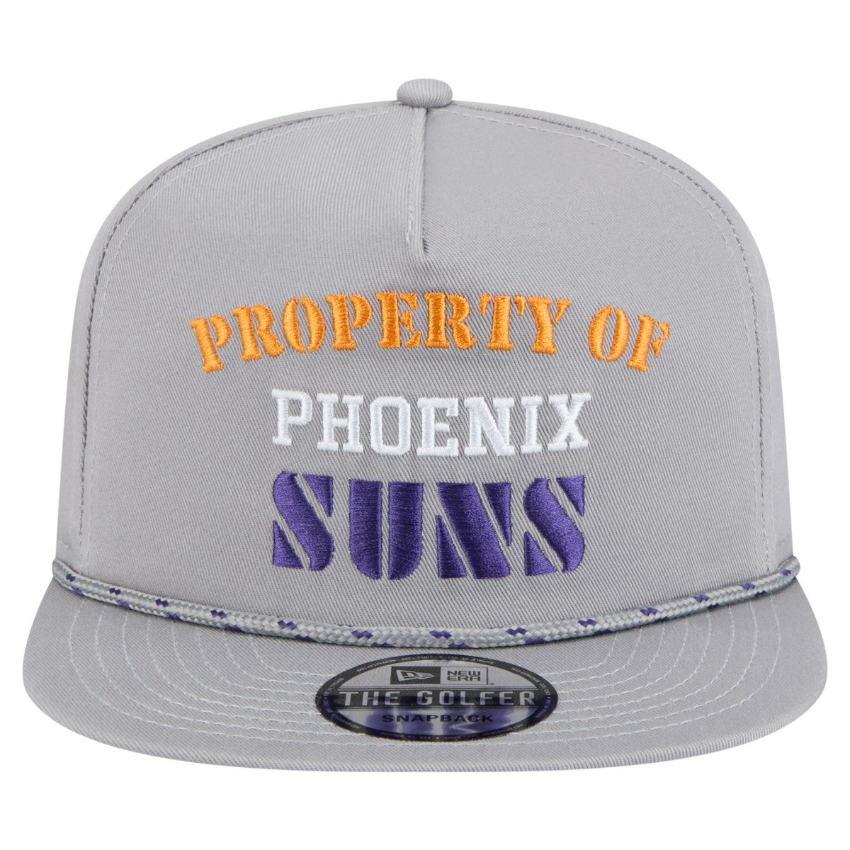 Phoenix Suns Throwback Property Of Golfer Snapback Hat - Gray | New Era discount
