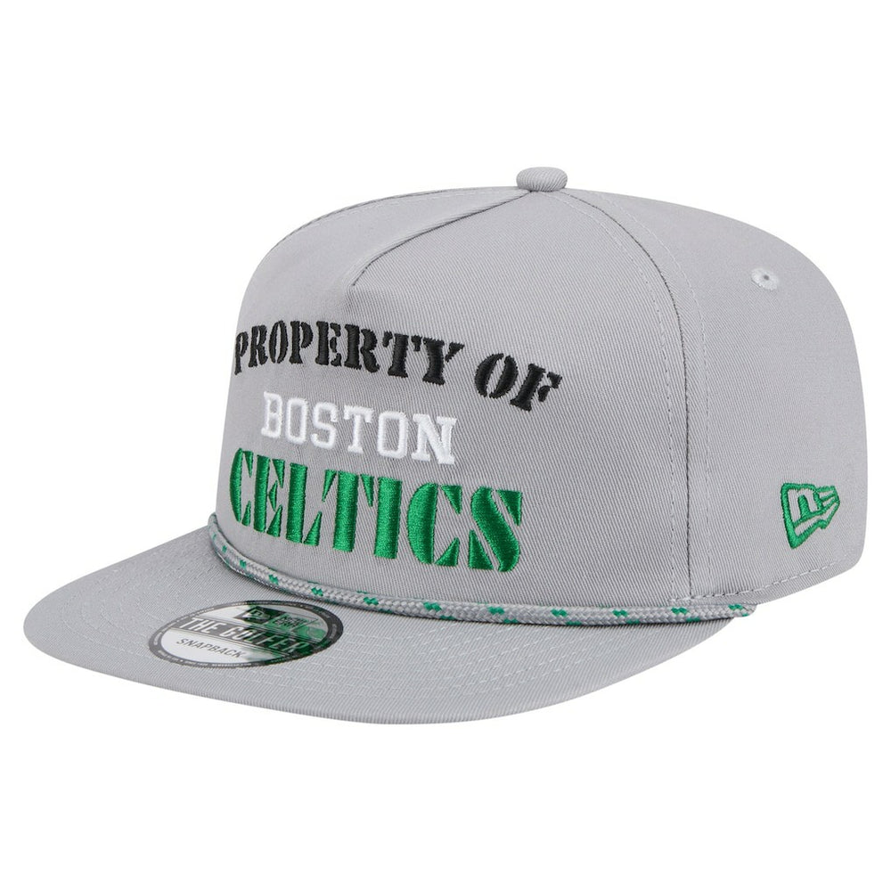 Boston Celtics Throwback Property Of Golfer Snapback Hat - Gray | New Era cheap