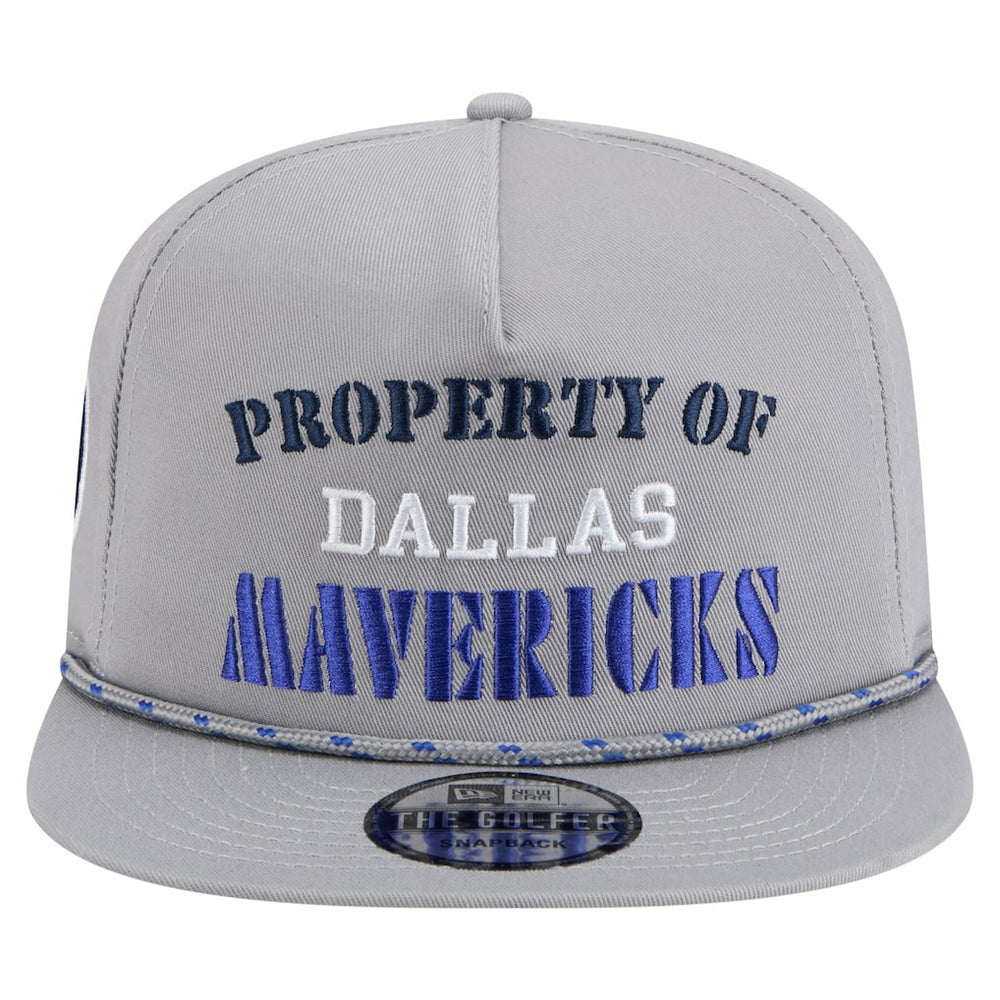 Dallas Mavericks Throwback Property Of Golfer Snapback Hat sale - Gray | New Era for sale