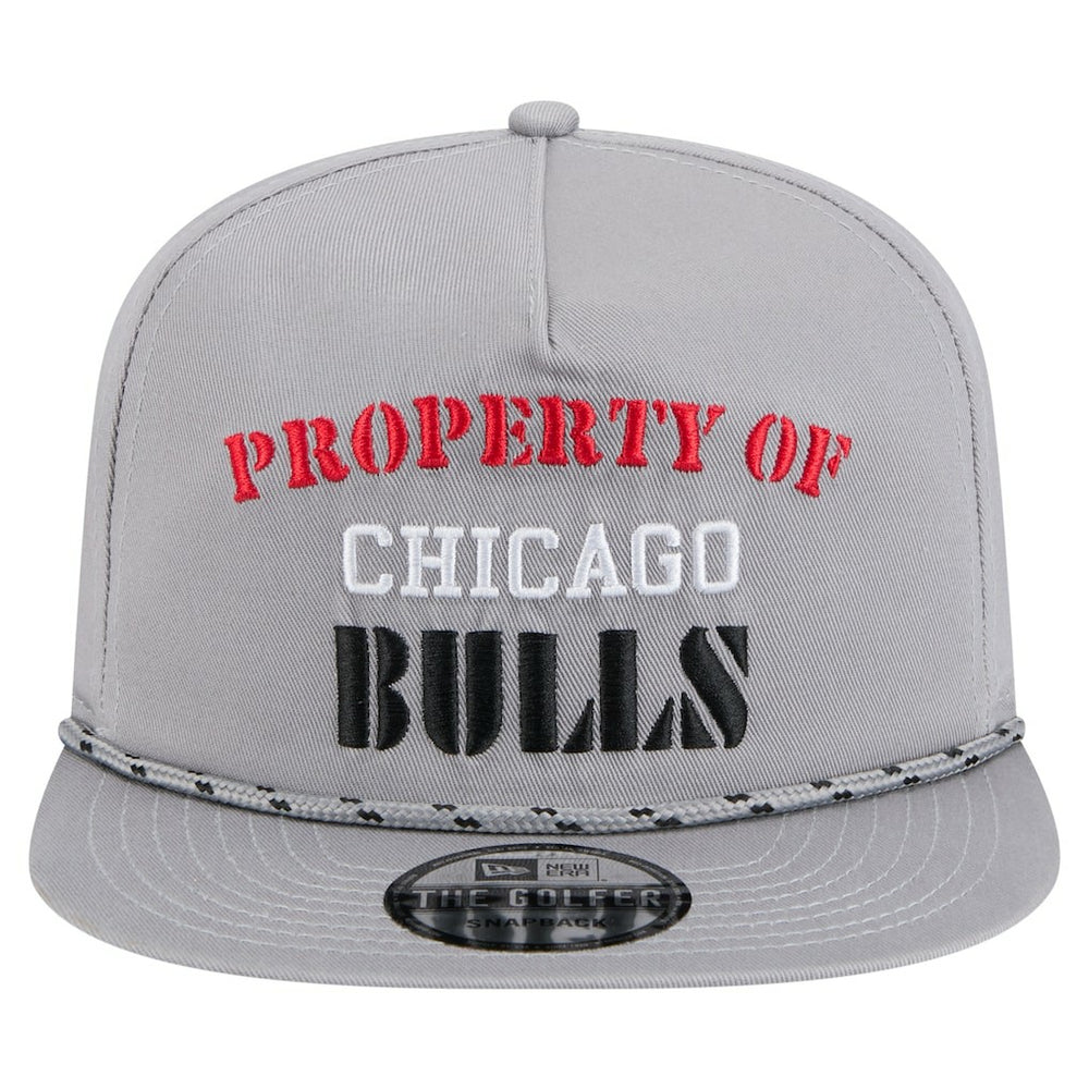 Chicago Bulls Throwback Property Of Golfer Snapback Hat - Gray | New Era shop