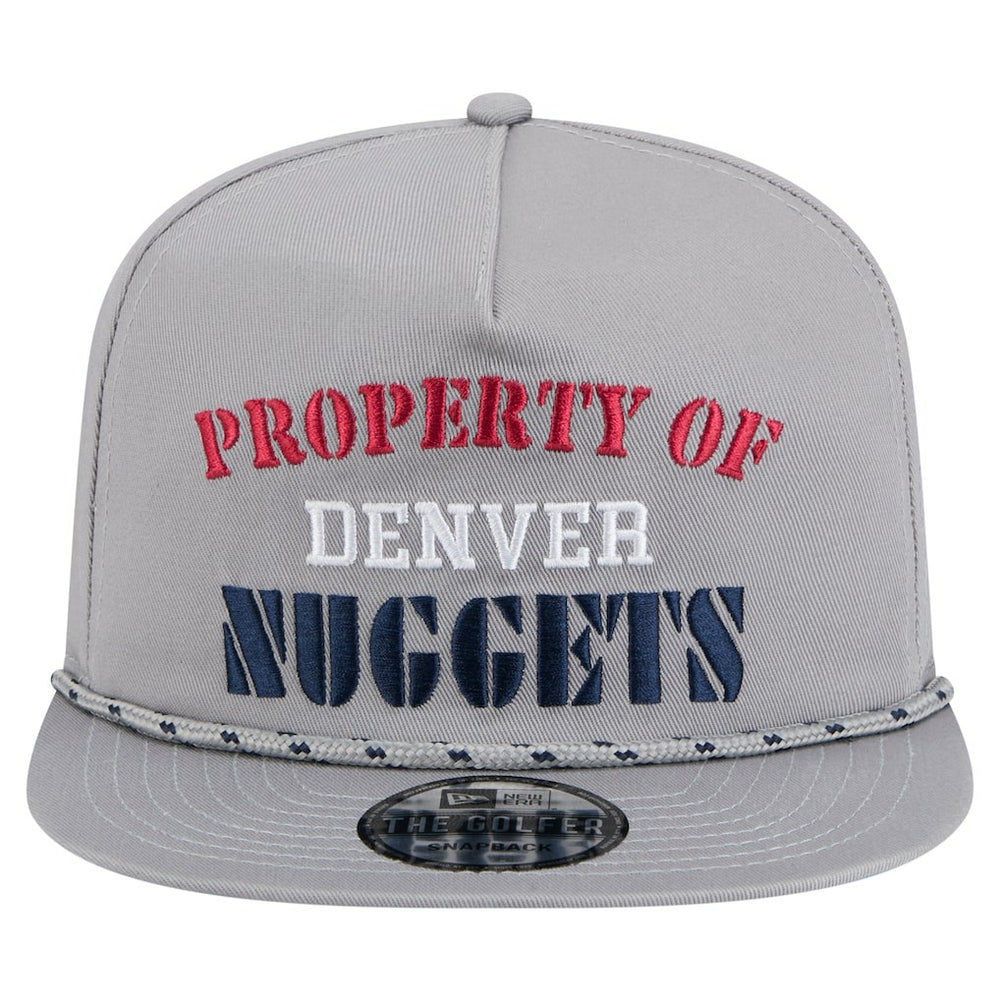 Denver Nuggets Throwback Property Of Golfer Snapback Hat sale - Gray | New Era for sale