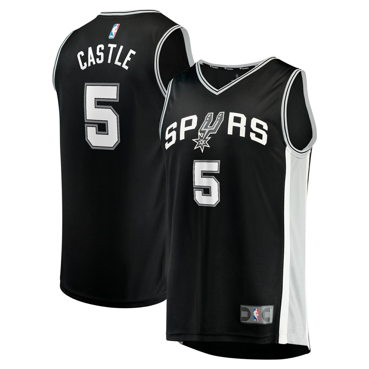 Stephon Castle San Antonio Spurs Youth 2024 NBA Draft Fast Break Player Jersey - Icon Edition - Black | Fanatics online