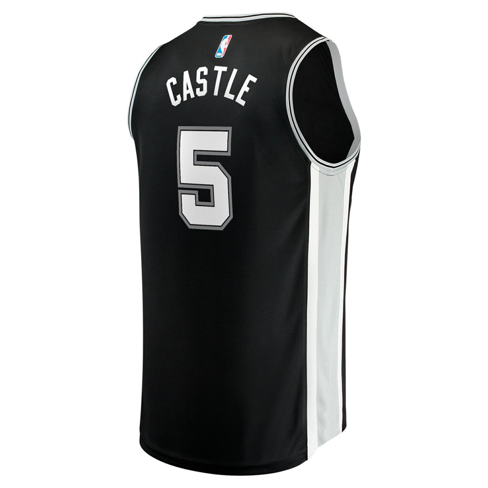 Stephon Castle San Antonio Spurs Youth 2024 NBA Draft Fast Break Player Jersey - Icon Edition - Black | Fanatics online