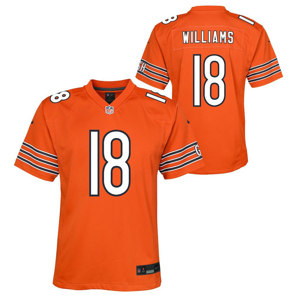 Caleb Williams Chicago Bears Youth Game Jersey - Orange | Nike for sale