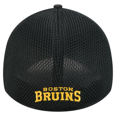 Boston Bruins New Era Linear Featherweight 39THIRTY Flex Hat Black