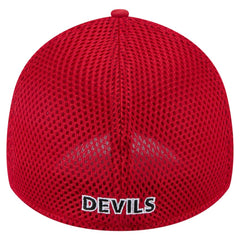 New Jersey Devils New Era Linear Featherweight 39THIRTY Flex Hat Red