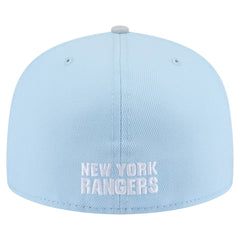 New York Rangers New Era Color Pack 2-Tone 59FIFTY Fitted Hat Light Blue/Gray