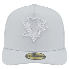 Pittsburgh Penguins New Era Color Pack A-Frame 59FIFTY Fitted Hat Gray