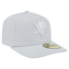 Pittsburgh Penguins New Era Color Pack A-Frame 59FIFTY Fitted Hat Gray