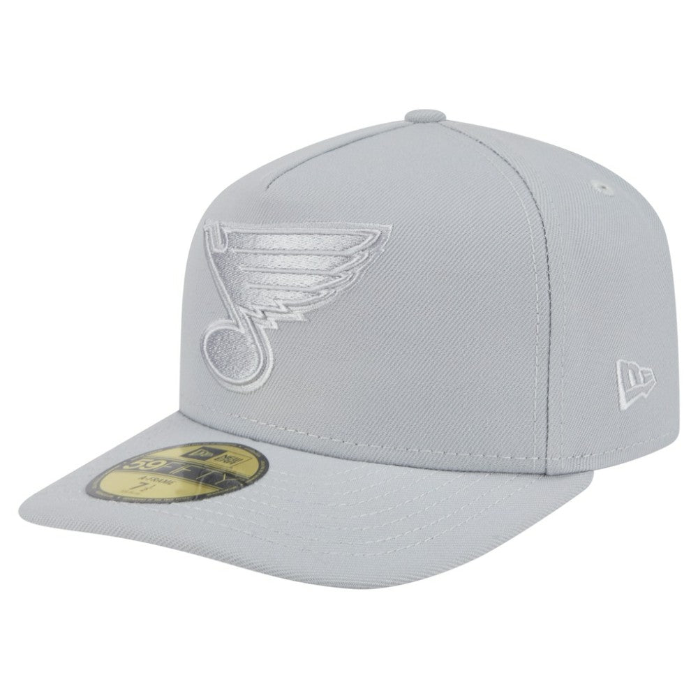 St. Louis Blues New Era Color Pack A-Frame 59FIFTY Fitted Hat Gray