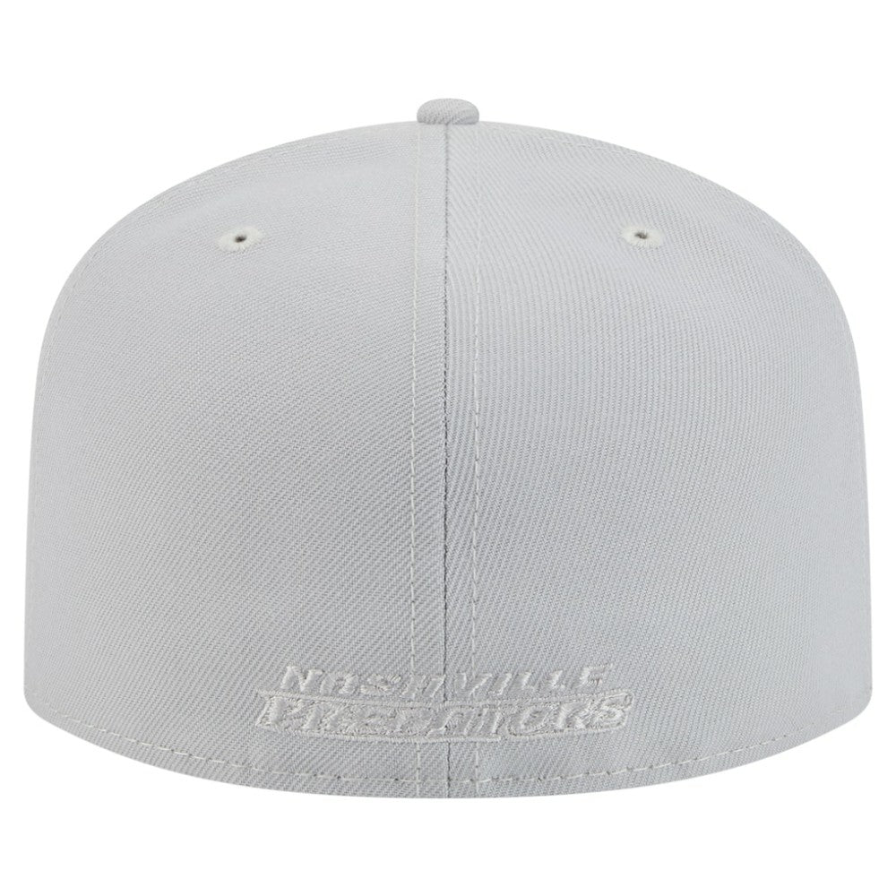 Nashville Predators New Era Color Pack A-Frame 59FIFTY Fitted Hat Gray