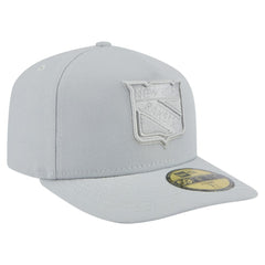 New York Rangers New Era Color Pack A-Frame 59FIFTY Fitted Hat Gray