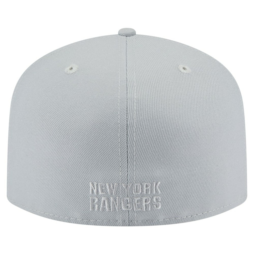 New York Rangers New Era Color Pack A-Frame 59FIFTY Fitted Hat Gray