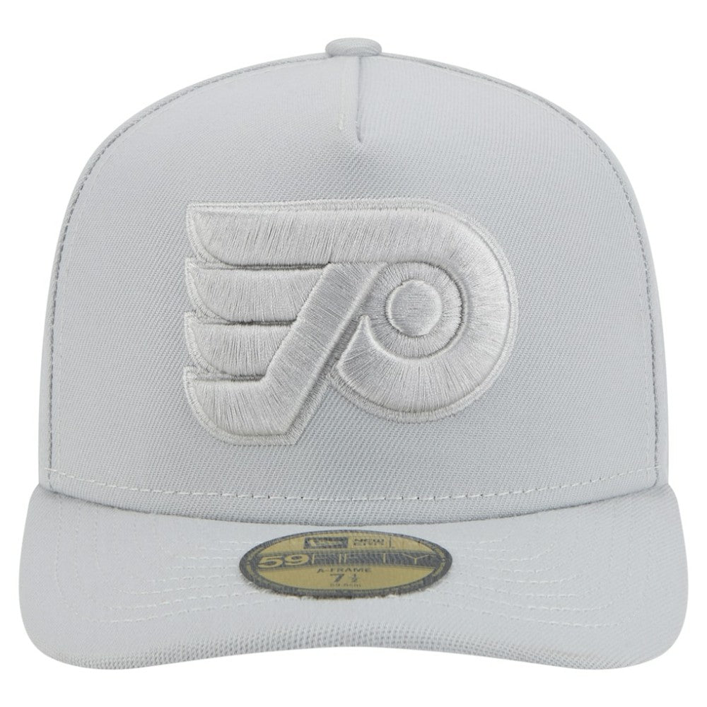 Philadelphia Flyers New Era Color Pack A-Frame 59FIFTY Fitted Hat Gray