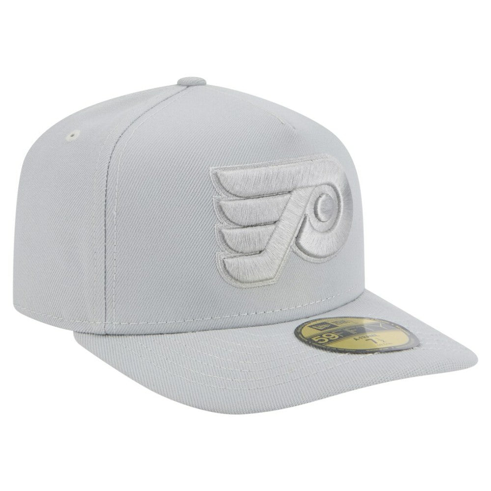 Philadelphia Flyers New Era Color Pack A-Frame 59FIFTY Fitted Hat Gray