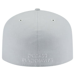 Chicago Blackhawks New Era Color Pack A-Frame 59FIFTY Fitted Hat Gray