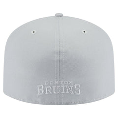 Boston Bruins New Era Color Pack A-Frame 59FIFTY Fitted Hat Gray