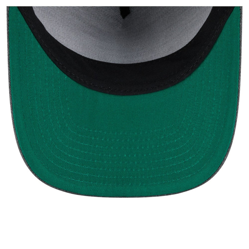 Detroit Red Wings New Era Throwback Washed A-Frame Pre-Curved 9FIFTY Snapback Hat Charcoal