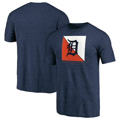 Detroit Tigers Pregame Vibe Tri-Blend T-Shirt - Navy