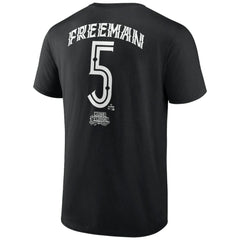 Freddie Freeman Los Angeles Dodgers Mister Cartoon Name & Number T-Shirt - Black