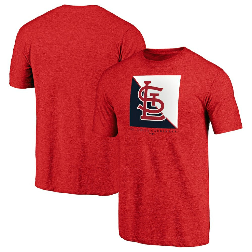 St. Louis Cardinals Pregame Vibe Tri-Blend T-Shirt - Red